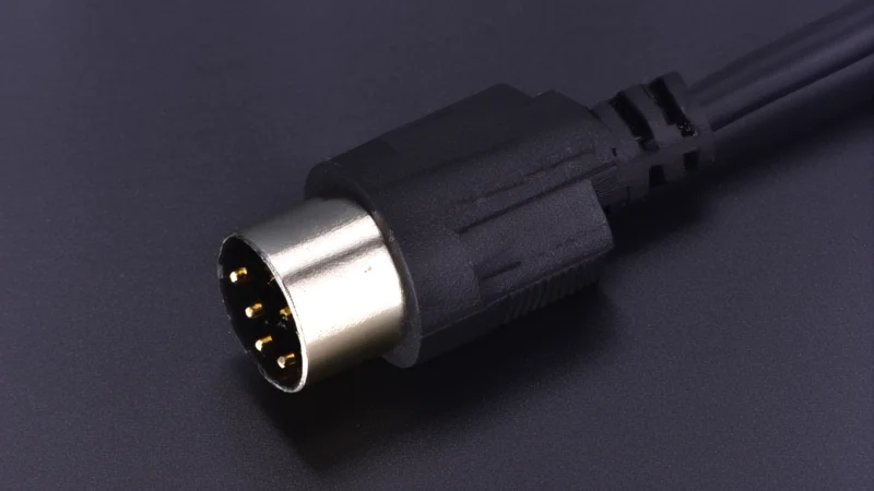 Various DC power connectors and barrel jacks for security cameras