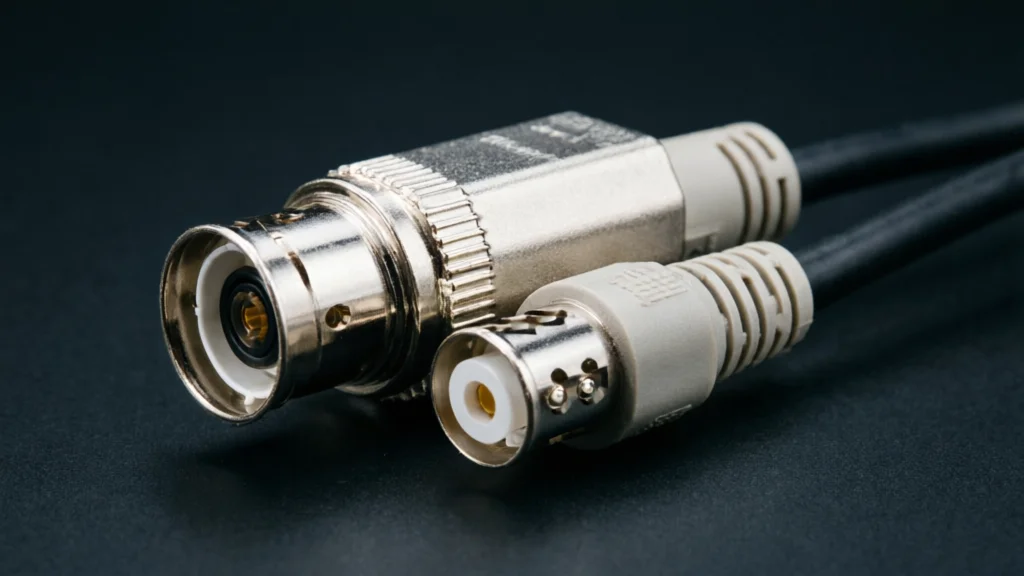 Professional video balun adapter for CCTV system installation