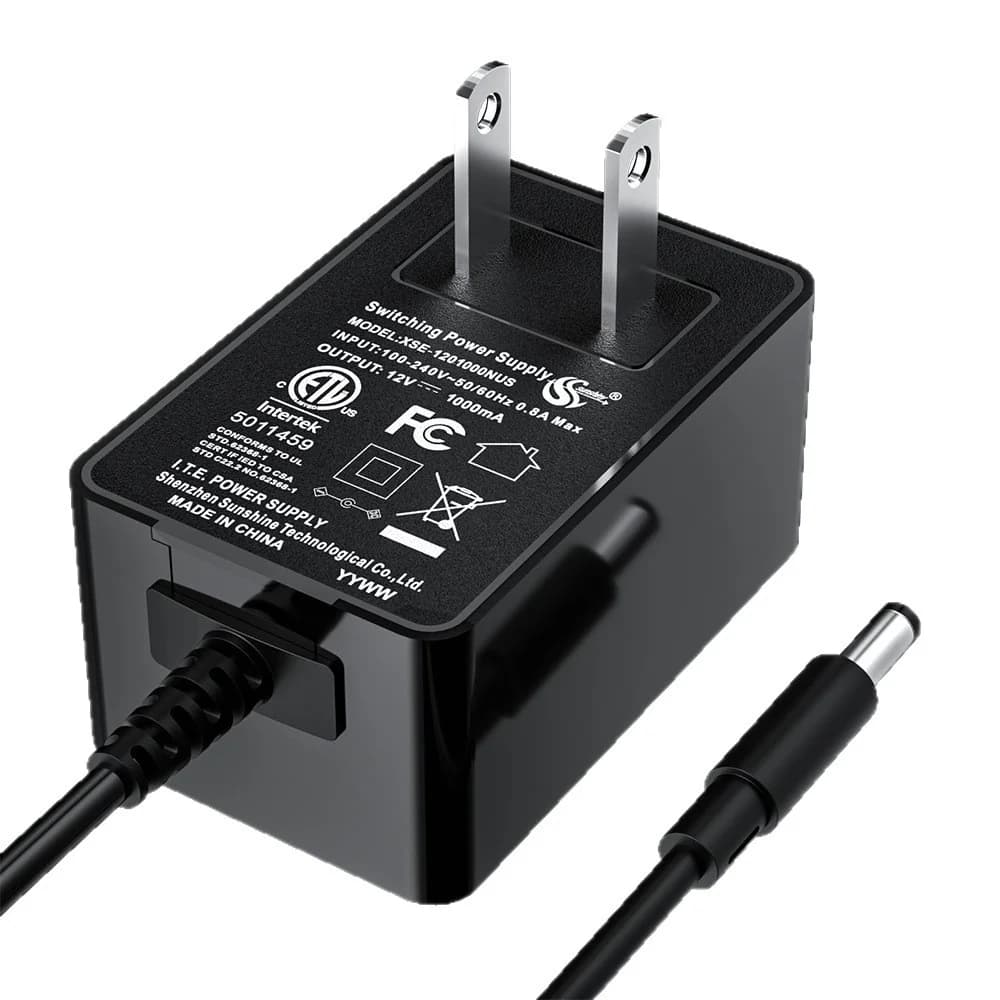 12V 1A Power Supply Adapter UL CE CCTV Camera