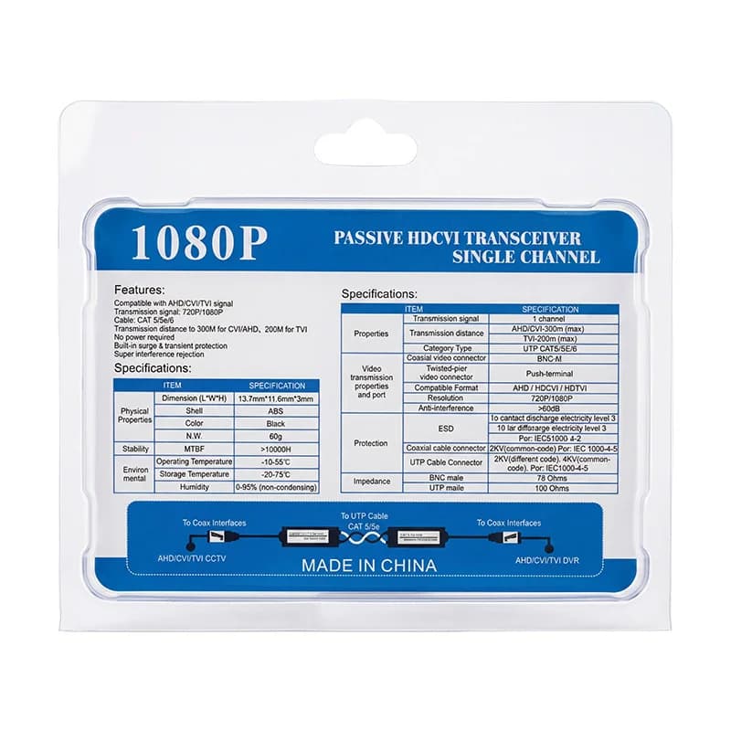 CCTV Camera Power Supply Cable BNC Video DC Combo