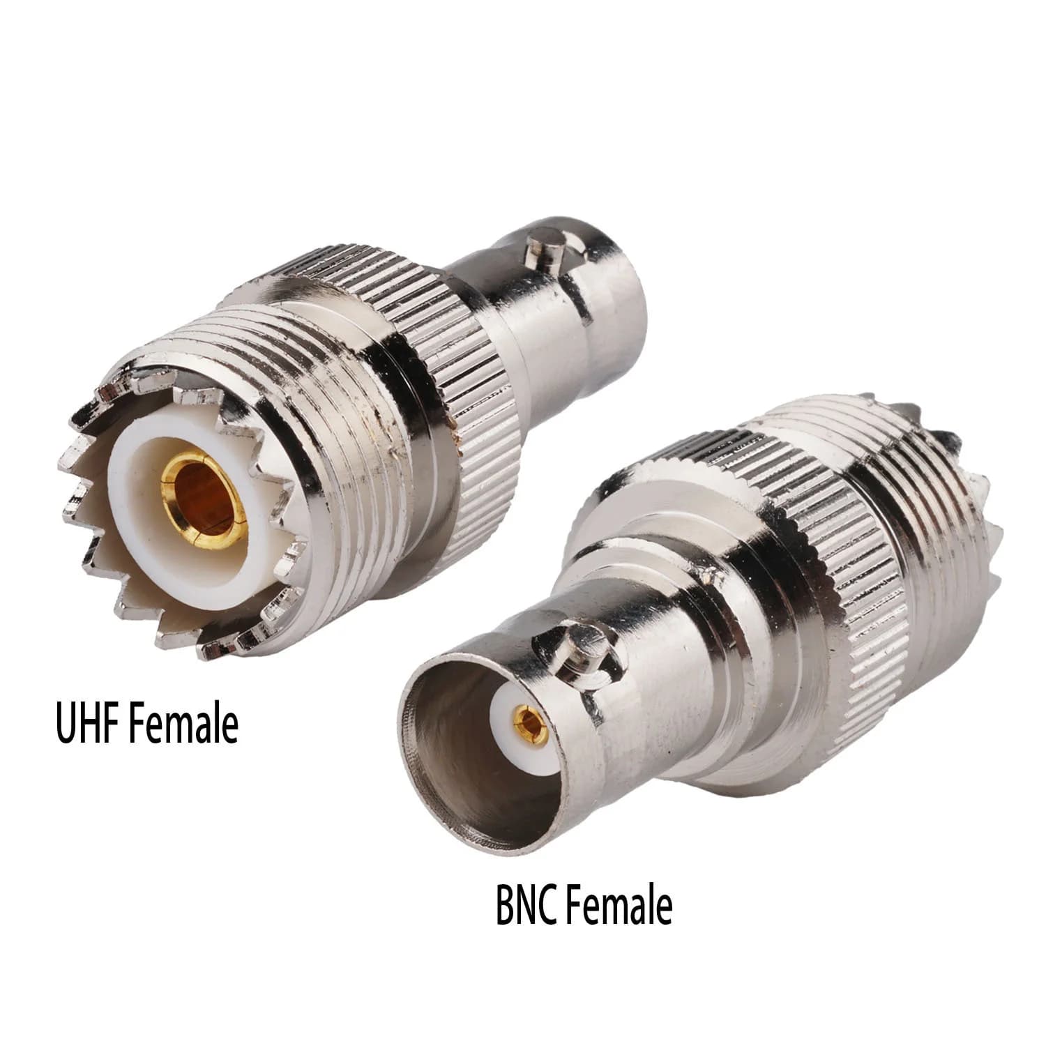 BNC Male to UHF Male RF Adapter Copper 50Ω