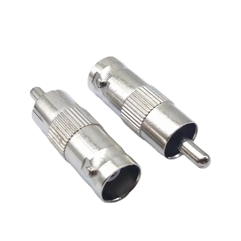 BNC Female to RCA Male Q9 Audio Video Adapter