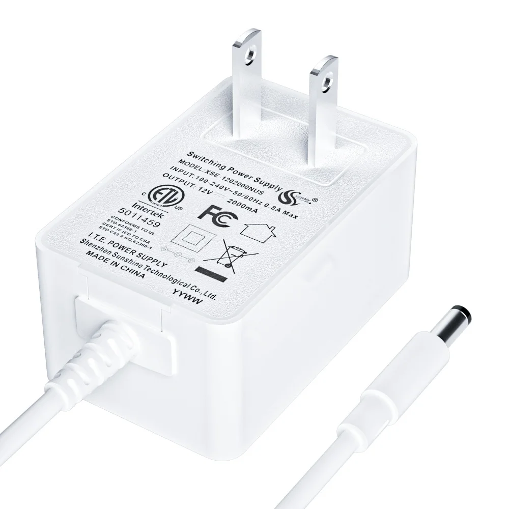 24V 1A Power Supply Adapter UL CE CCTV Camera
