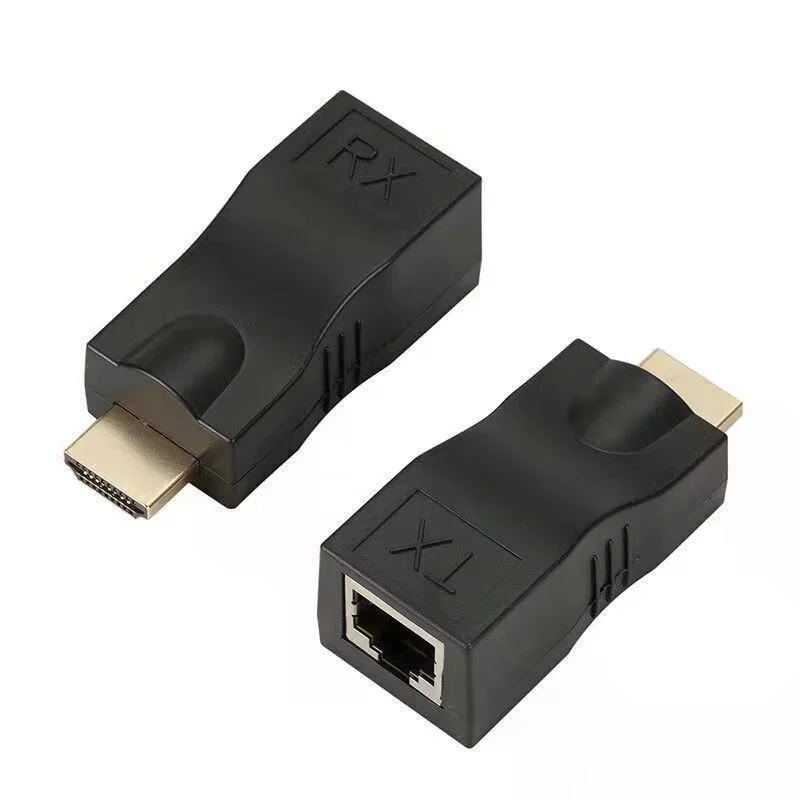 HDMI Extender 30m Over RJ45 Network Cable HDMI to RJ45 Receiver RJ45